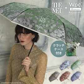 [2024] Wpc. [Vinyl Umbrella] Metropolitan Museum of Art Famous Painting Umbrella, Mini Degas/Woman Sitting Beside Vase, Folding Umbrella, Ribs, 19.3 inches (49 cm), Women's, Paintings, Floral Pattern,