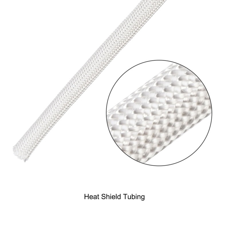Rebower Fibreglass Sleeve Insulated Cable Protection Pipe [for High Temperature
