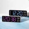 Creative Weather Clock with Week Date and Temperature Display On