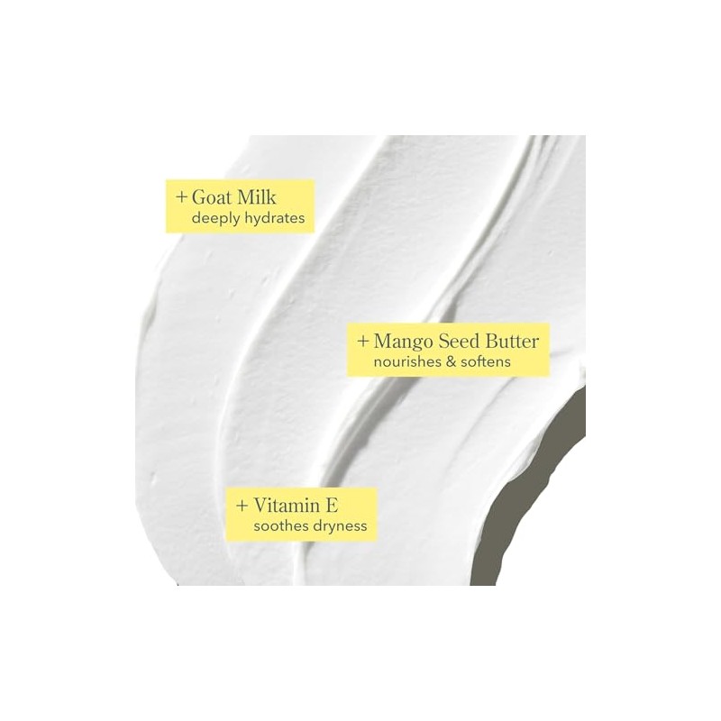 Beekman 1802 Crema corporal batida de leche de cabra pura,