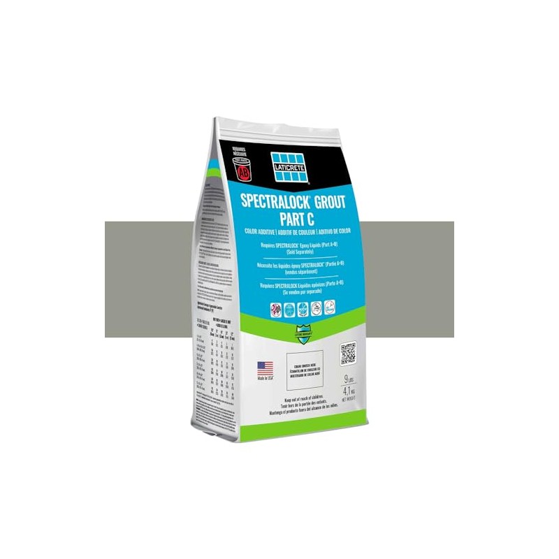 LATICRETE SPECTRALOCK Grout Part C Natural Grey 9LB