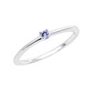 [Lara Christie] Women's Pinky Ring, Sterling Silver 925, Silver, Birthstone,