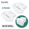 Komfie Bamboo Knee Pillow Cover - Replacement Leg Pillow Case