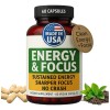 Green Regimen Cápsulas Energy  Focus Nootrópico Vegano 60                                                                                             