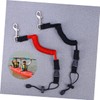Sosoport Kayak Fishing Rod Leash Set Paddle Cord Brass Pothook