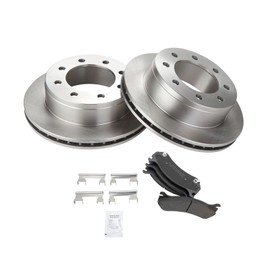 Rear Disc Brake Pads & Rotors Kit Posi Metallic for Chevy Pickup Truck