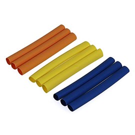 Eagle Model (S10) 3 Colors Shrink Tubing 5 mm (Blue, Yellow, 橙) Each 3pcs Part Number 3125