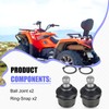 2Pcs Front Lower A Arm Ball Joint for Kawasaki Prairie