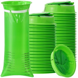 EOGRFW Burp Bag with Mouthpiece, Pack of 30 Emesis Bag, 1000 ml Disposable Emesis Bag, Poop Bags with Ring, Burp Bag, Breaking Bag for Children and Adults, Breaking Bag, Poop Bag, Collection Bag