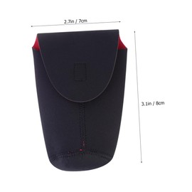 Operitacx 2 Stück Kameralinsen Dickes Tauchmaterial Stoßfest Sturzsicher Schwarz für DSLR Kameras Kompakt Tragbar Optimaler Schutz für Ihre Objektive