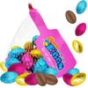 Easter Pastel Foiled Eggs Milk Chocolate Mesh Bags, Happy Easter
