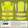 Rhino Hit Reflective Safety Vest for Men Women with 8