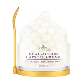 Dr Joe Lab COCOJOJO Dual-Action Capsule Cream – Face Moisturizer with Niacinamide and Hyaluronic Acid for Hydration and Even Skin Tone, Capsule Cream for Radiant, Elastic Skin - Hydrating