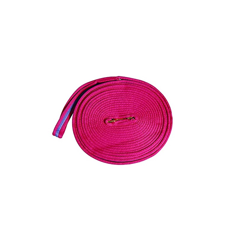 Kincade 2 Tone Padded Lunge Rein Pink