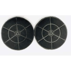 Winflo Carbon/Charcoal Filters (set of 2) for Ductless/Non-Ducted Application Easy Installation and Replacement only for select Winflo Range Hoods