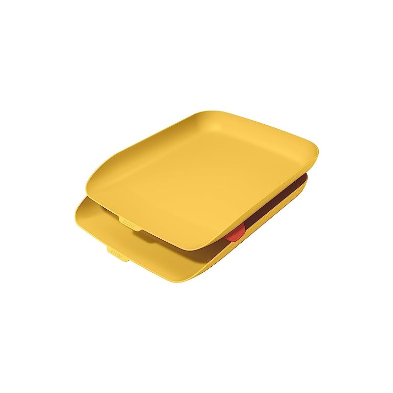 LEITZ Cosy Series 53581019 A4 Letter Tray, Set of 2