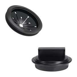2PCS 3 1/8" Garbage Disposal Splash Guards and 3 Inch Garbage Disposal Stopper, Sink Baffle Drain Plugs for Waste King, EZ Mount Splash Guard 1025 for Whirlaway, GE Models