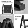 SOLADDER Step Ladder 3 Step Folding, Small Step Stool for