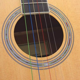 Guitar String Set, Guitar 6 String Set, Toughness, Guitar Strings, Replacement, Colorful, Good Sound Quality, Guitar Nylon Strings Set, 6 String Instruments