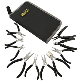 vouiu 10-Piece Jewelry Pliers Set Jewelry Making Tools