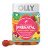 OLLY Essential Prenatal Gummy Multivitamin, Folic Acid, Vitamin D, Omega