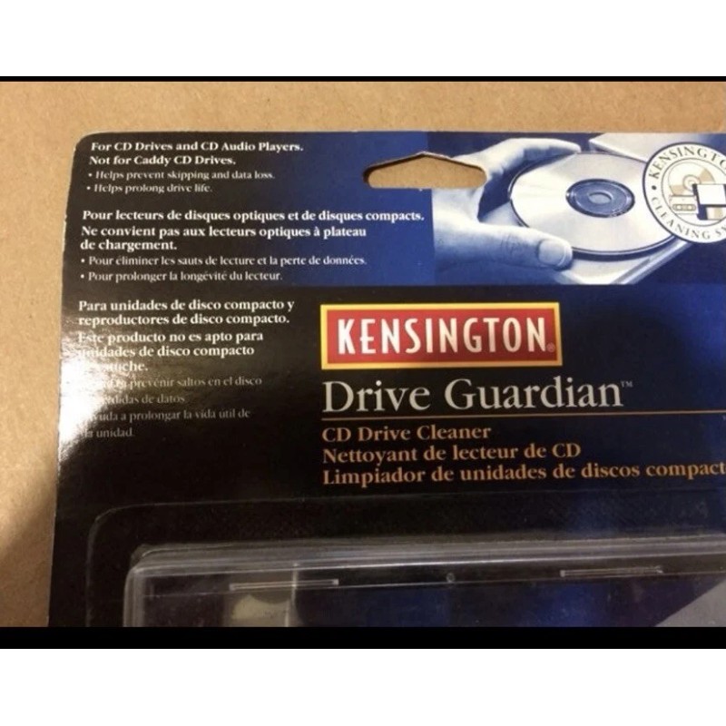 KENSINGTON Drive Guardian CD Drive Cleaner w/ On-Disc Voice Instruction