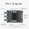 ZK-1002T BluetoothH 5.0 Amplifier Board, 2x100W Dual Channel HiFi Subwoofer