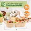 100 Piece (50 Pack) Meal Prep Containers Reusable - 2