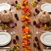 2 Pack 5.9Ft Artificial Autumn Maple Leaf Garland, Fall Leaves