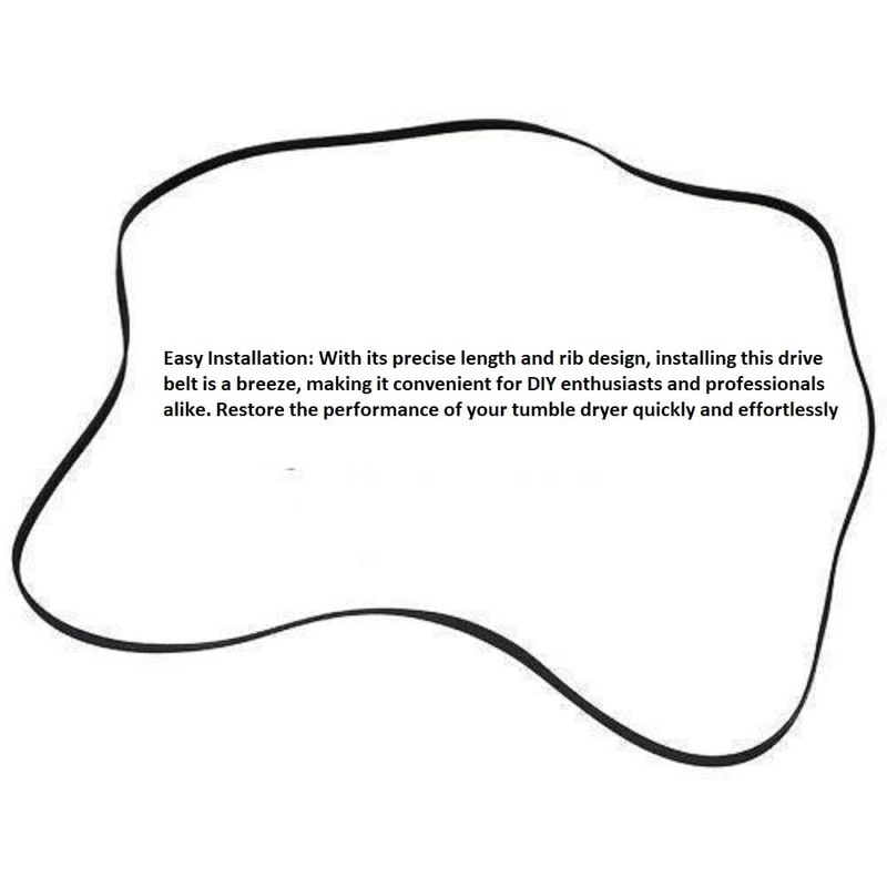 Tumble Dryer Drive Belt - 1991H8PHE | Efficient 6 Rib