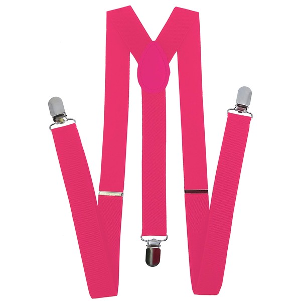 Navisima Adjustable Elastic Y Back Style Suspenders for Men and