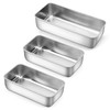 LIANYU Stainless Steel Loaf Pans Set of 3, Includes 1