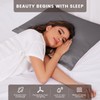 THXSILK 100% Mulberry Silk Pillowcase with Cotton Underside - Queen