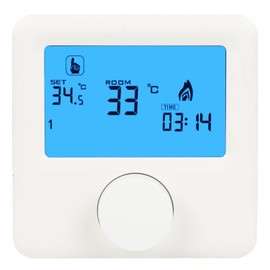 C-LOGIC Heating Thermostat Digital Programmable Time to Time Chronothermostat Wall Mounted 2-Wire Connection