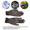 10 Pairs Safety Work Gloves PU Coated Static Proof Nylon