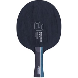 andro 100022027 Table Tennis Racket Timber 5 All Black Shake Cracket Flare (FL)