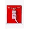 Kit Cat Klock Necklaces (Pink & Silver)