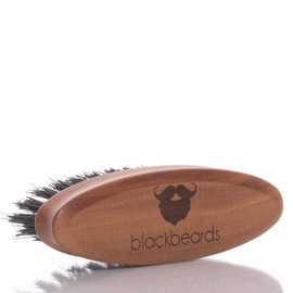 blackbeards Beard Brush ● With Boar Bristles ● Handy Handle Made of Oiled Pear Wood ● Beard Care from 3-Day Beard to Full Beard ● For a Soft, Nourished Beard ● Made in Germany