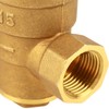 Brass Water Pressure Regulator, DN15, Adjustable with Gauge Meter