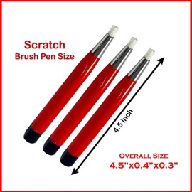 Generic Fiberglass Scratch Brush Pen 3 Pack Jewelry Watch Coin Cleaning Electronic Applications Rust and Corrosion Removal