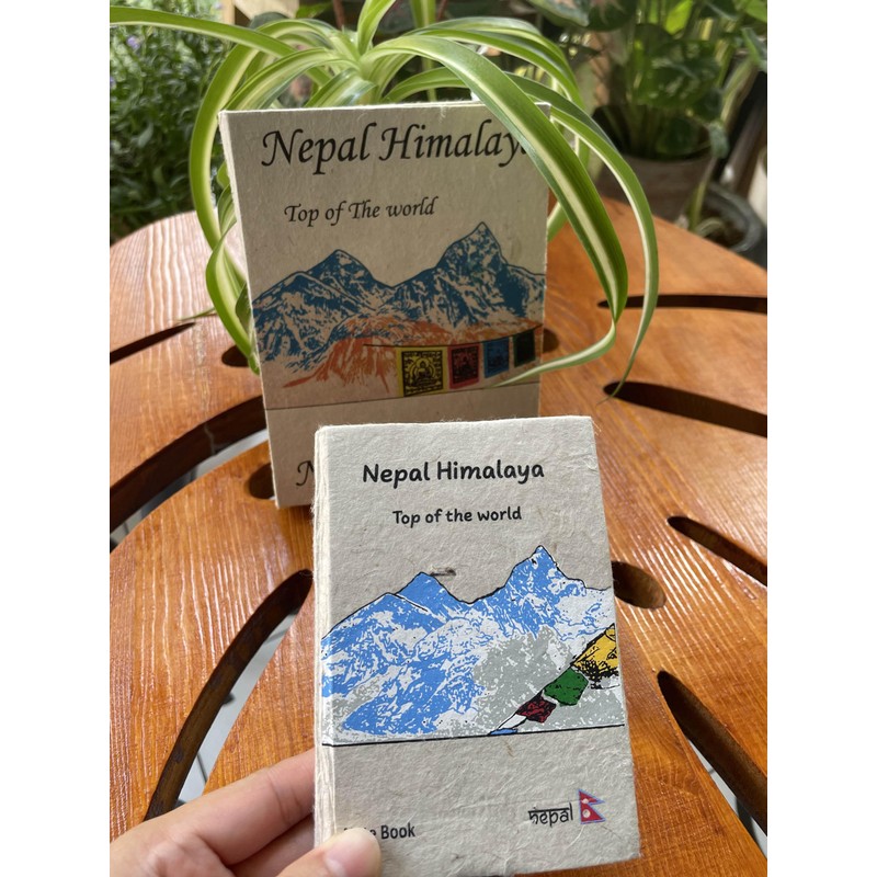 RISEON Set of 2 Handicrafts Nepali Handmade Vintage Lokta Paper