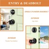 Probrico Keyed Alike Entry Door Knobs Lock Set and Single