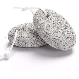 Belicia Natural Pumice Stone for Feet, 2-Pack Lava Pedicure Tools Hard Skin Callus Remover for Feet and Hands - Natural Foot File Exfoliation to Remove Dead Skin, Heels, Elbows, Hands