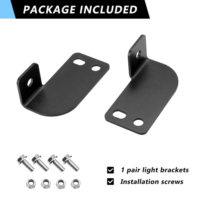 HZHIMO Polaris Ranger Pro-fit Rear Roof Cage Light Mount Bracket