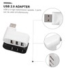 TEHAUX 2Pcs USB Hub Splitter High USB Adapter for Laptop