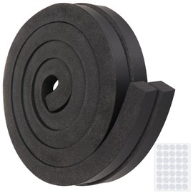 Fivebop 2 Rolls NBR+PVC Air Conditioner Foam Weather Stripping- 1 x 1 Inch 6.5FT Non-Adhesive High Resilience Insulation Foam Seal Tape for AC Door Window