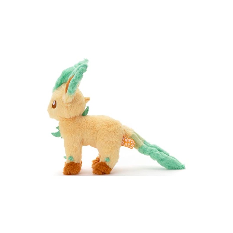 Pokemon Collapsed Plush, S, Leafeon, Height Approx. 7.1 inches (18