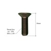 2 - Caterpillar Style Skid Steer Cutting Edge Bolt w