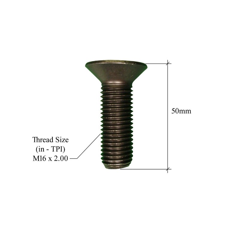 2 - Caterpillar Style Skid Steer Cutting Edge Bolt w