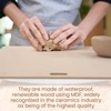Kosiz 2 Pcs MDF Clay Wedging Board for Pottery 24''